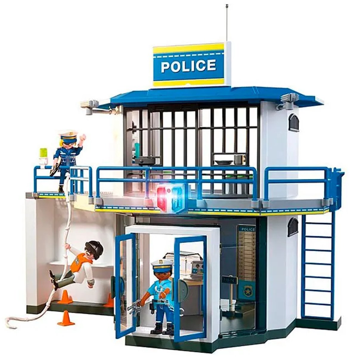 PLAYMOBIL Action Heroes: Politiebureau met Onderzoekskamer - 71874 — afbeelding 14