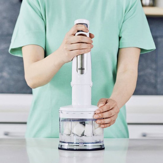 Braun MultiQuick 7 MQ7035IWH 0,6 l Staafmixer 1000 W Roestvrijstaal, Wit van BRA — afbeelding 4