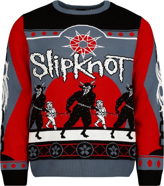 Pull de Noël Slipknot pour homme - multicolore - Taille M