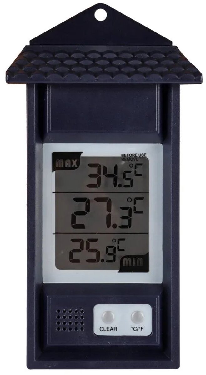 Talen Tools - Thermometer - Digitaal - Min/max temperatuur - Kunststof