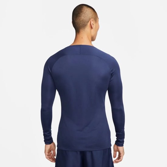 Nike Park Dry First Layer Longsleeve Thermoshirt - Maat XL - Mannen - navy/wit — afbeelding 2