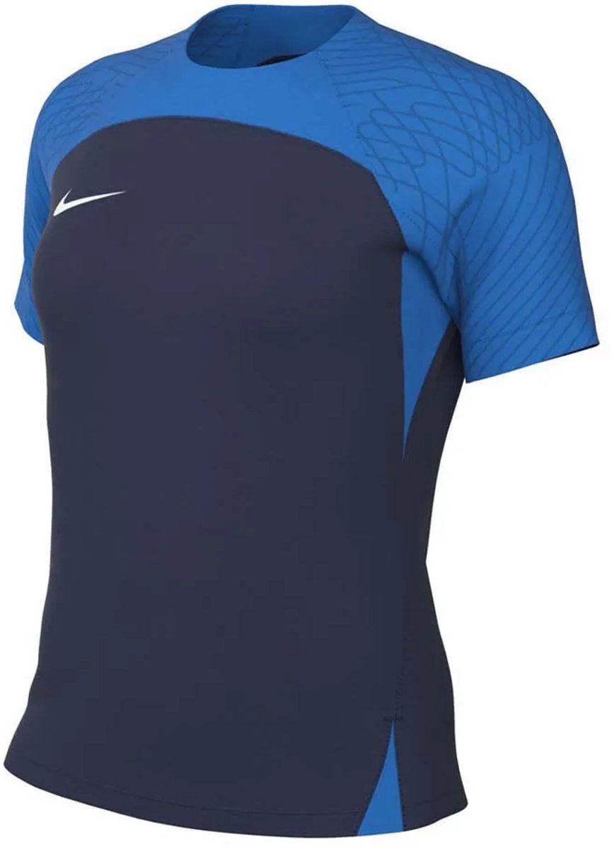 Nike Dri-fit Strike Iii T-shirt Met Korte Mouwen Blauw M Vrouw