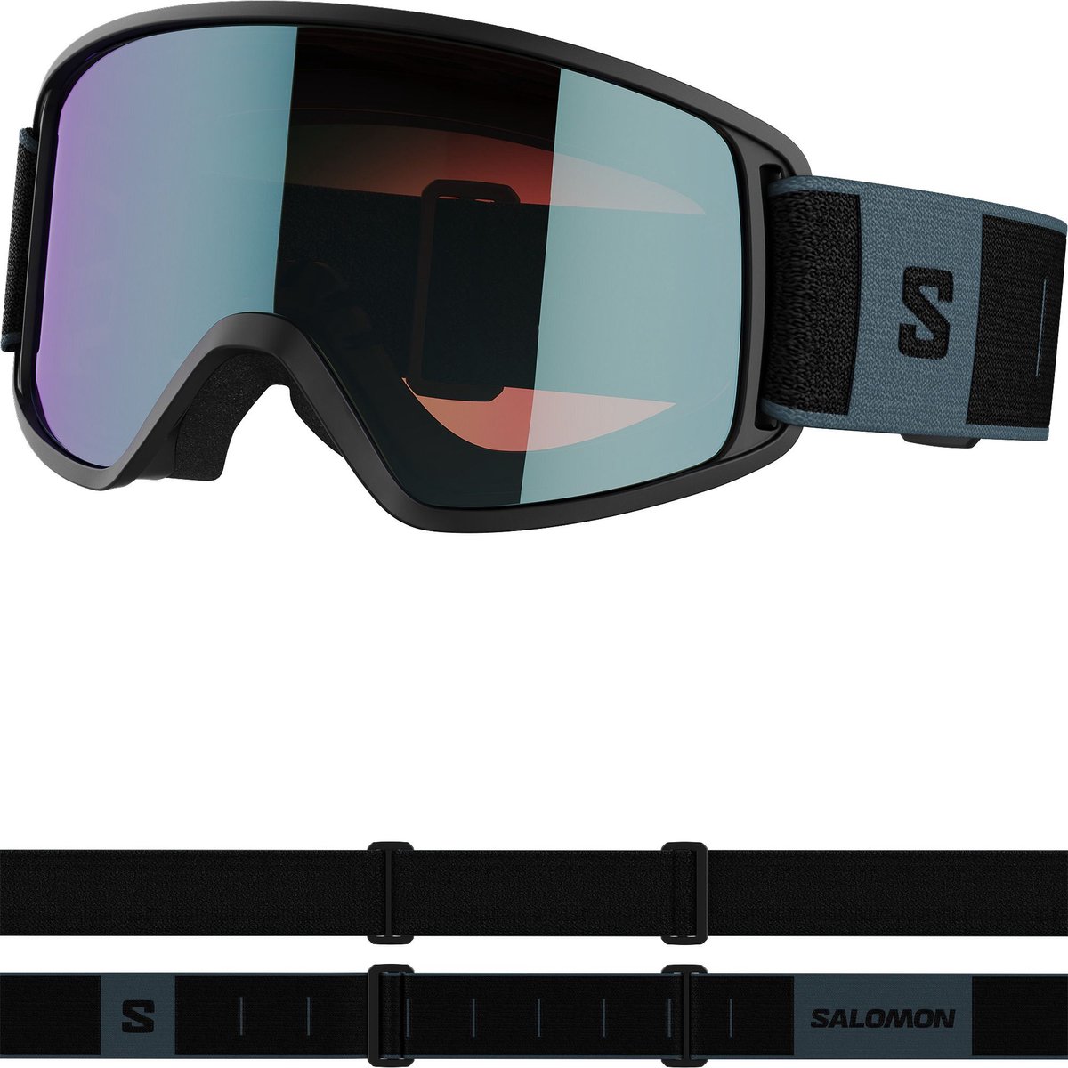 SALOMON force photo Skibril Zwart