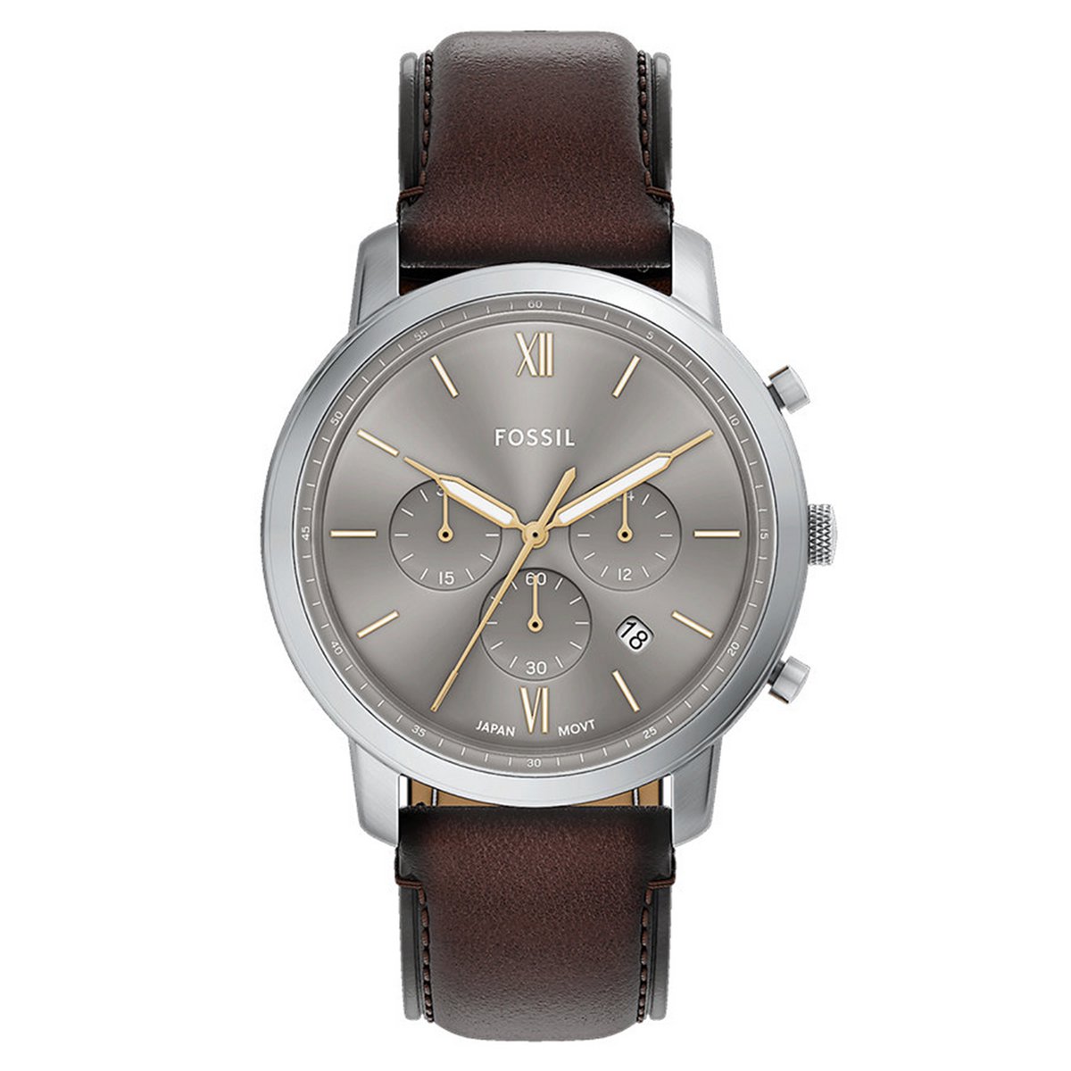 FOSSIL NEUTRA Heren Horloge 44 - Zilverkleurig