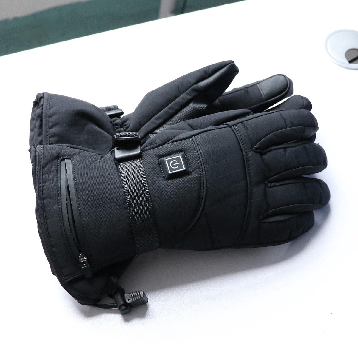1 paar verwarmde handschoenen - elektrisch verwarmde winterhandschoenen - ski- en bergbeklimmingshandschoenen - winddicht en waterdicht - drie temperatuurstanden - geschikt voor fietsen, bergbeklimmen, skiën en wandelen - zwart — cadeau in Sport & Outdoor - foto 3