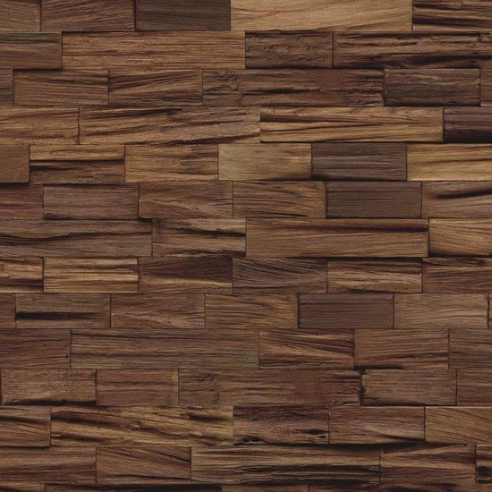 Revêtement mural en bois INDO, panneaux muraux, surface 1 m²