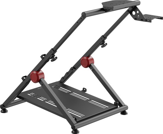 REBBLERS® SIMR 50 Wheel Stand + Gearshift Holder - Opklapbaar Racestuur Standaard - Zwart