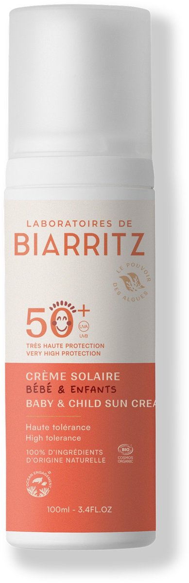 Laboratoires de Biarritz - Suncare - Alga Maris - Zonnebrandcrème Baby & Kind SPF50+ 100ml