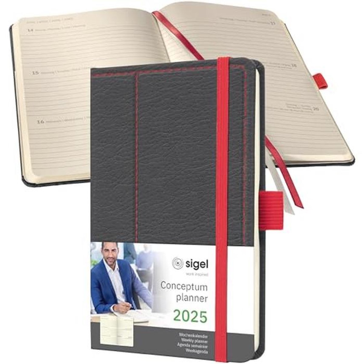 Wochenkalender 2025 A6 Casual Design
