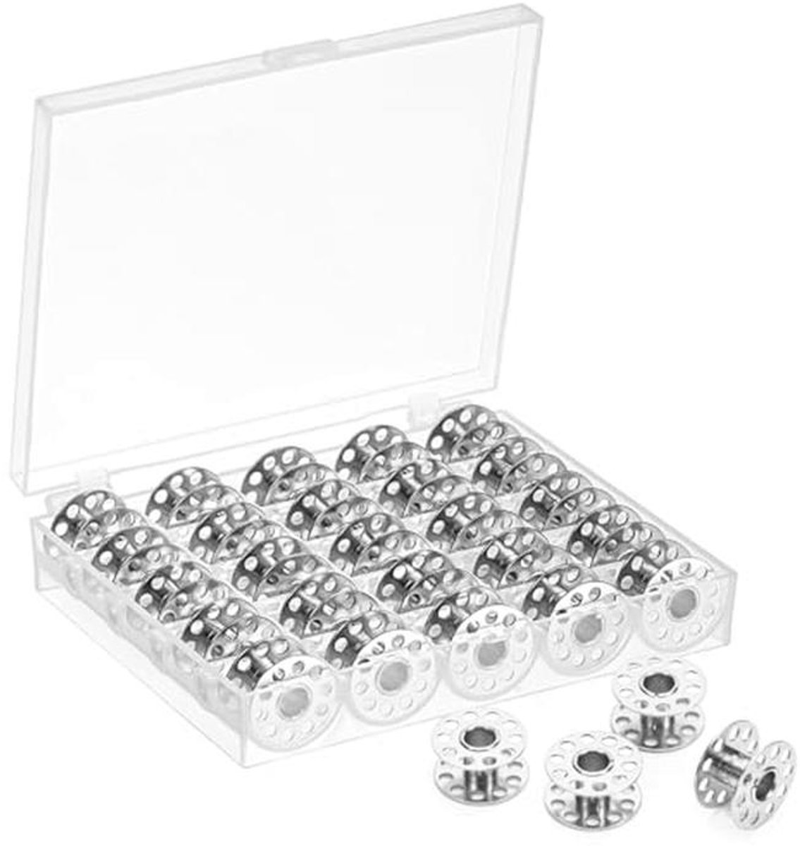 Pack van 25 Naaigerei - Naaimachine Accessoires, Spoelen voor Naaimachines