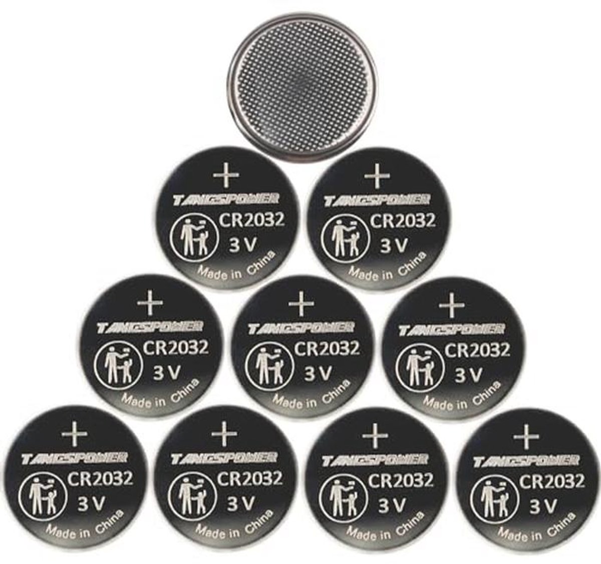 CR2032 Lithium Knoopcel 10-pack - Lange Levensduur en Betrouwbare Stroomvoorziening