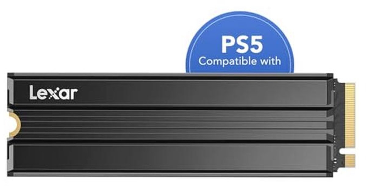 2TB NVMe SSD met Heatsink - M.2 2280 PCIe Gen4x4, Tot 7400MB/s Leessnelheid