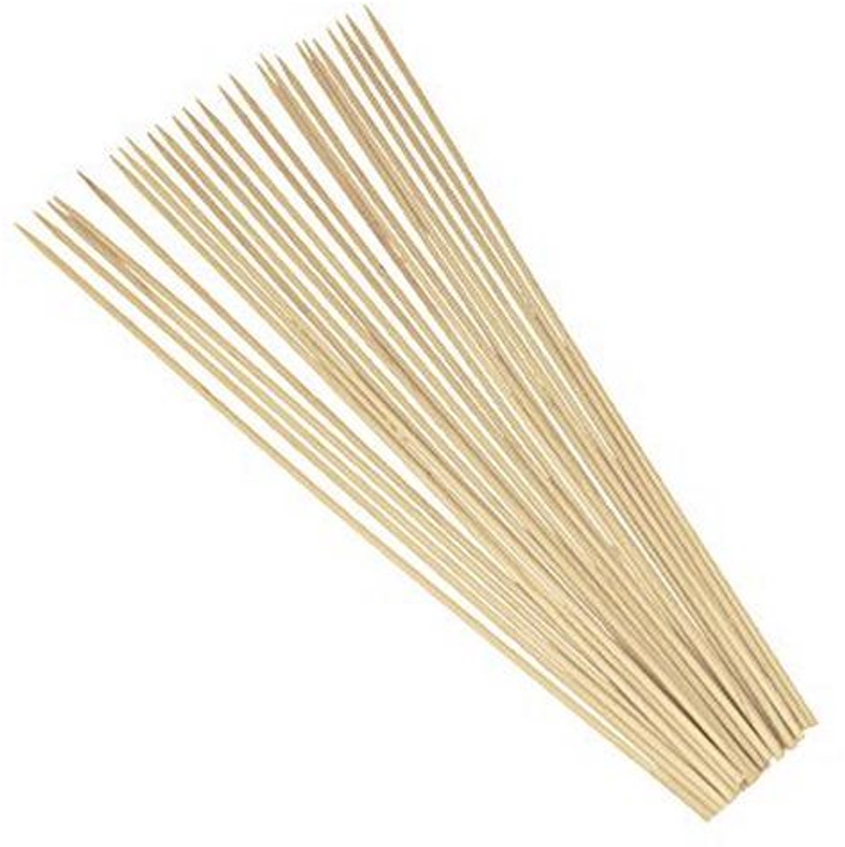 Shaslik Spiesen 25 cm - 100 Stuks Houten Spiesen voor Grillen