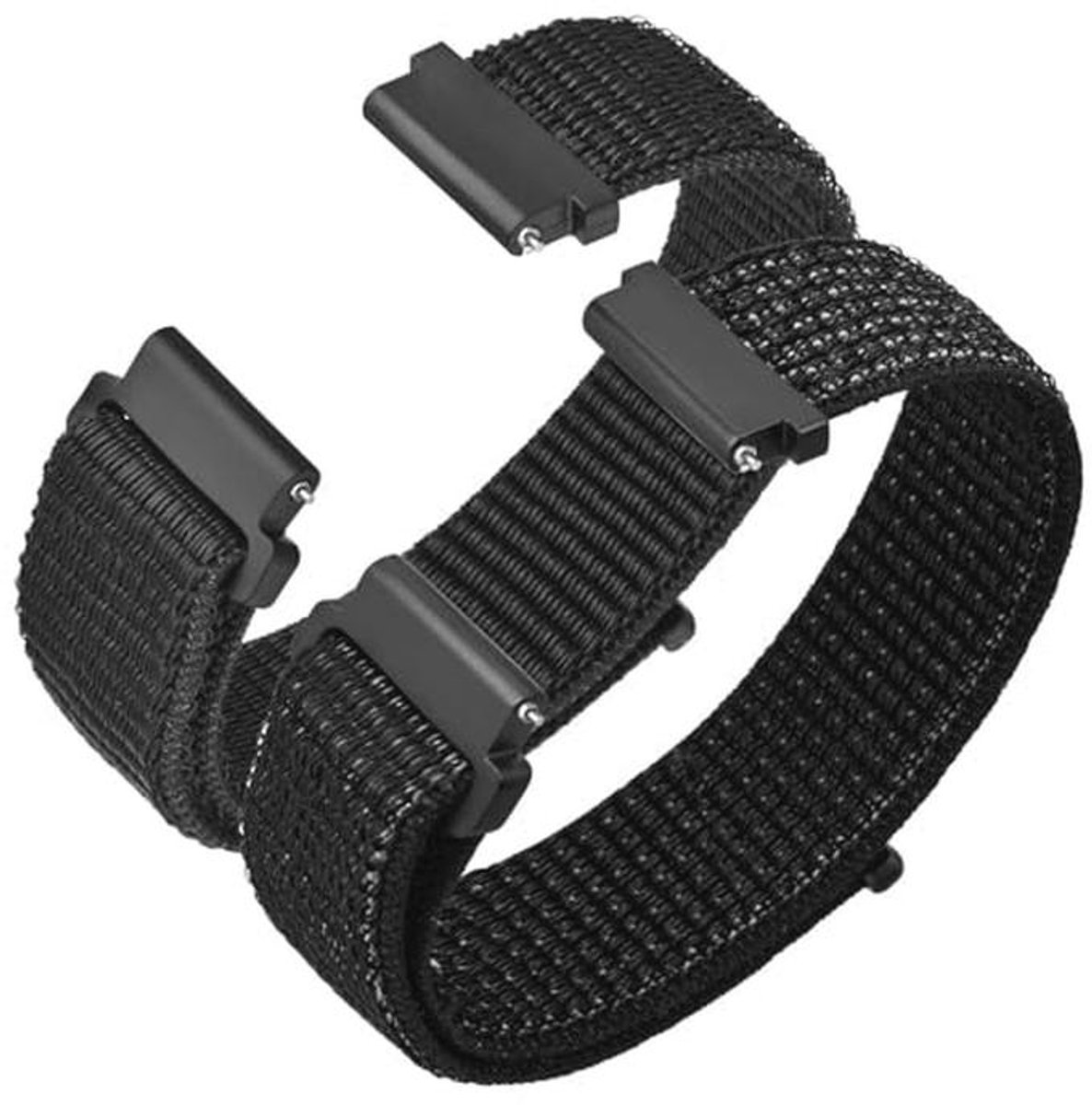 Verstelbare Nylon Sporthorlogebandjes met Snelsluiting - 16mm tot 24mm, 2 Stuks