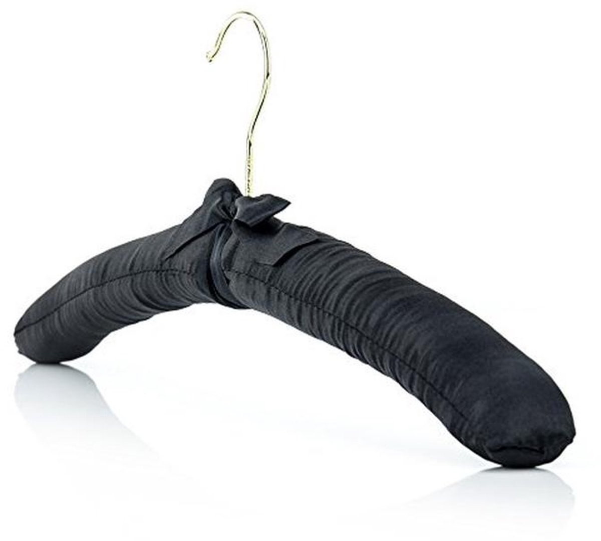 Satijnen kleerhangers 43 cm - 5 stuks voor jurken en bruidsmode