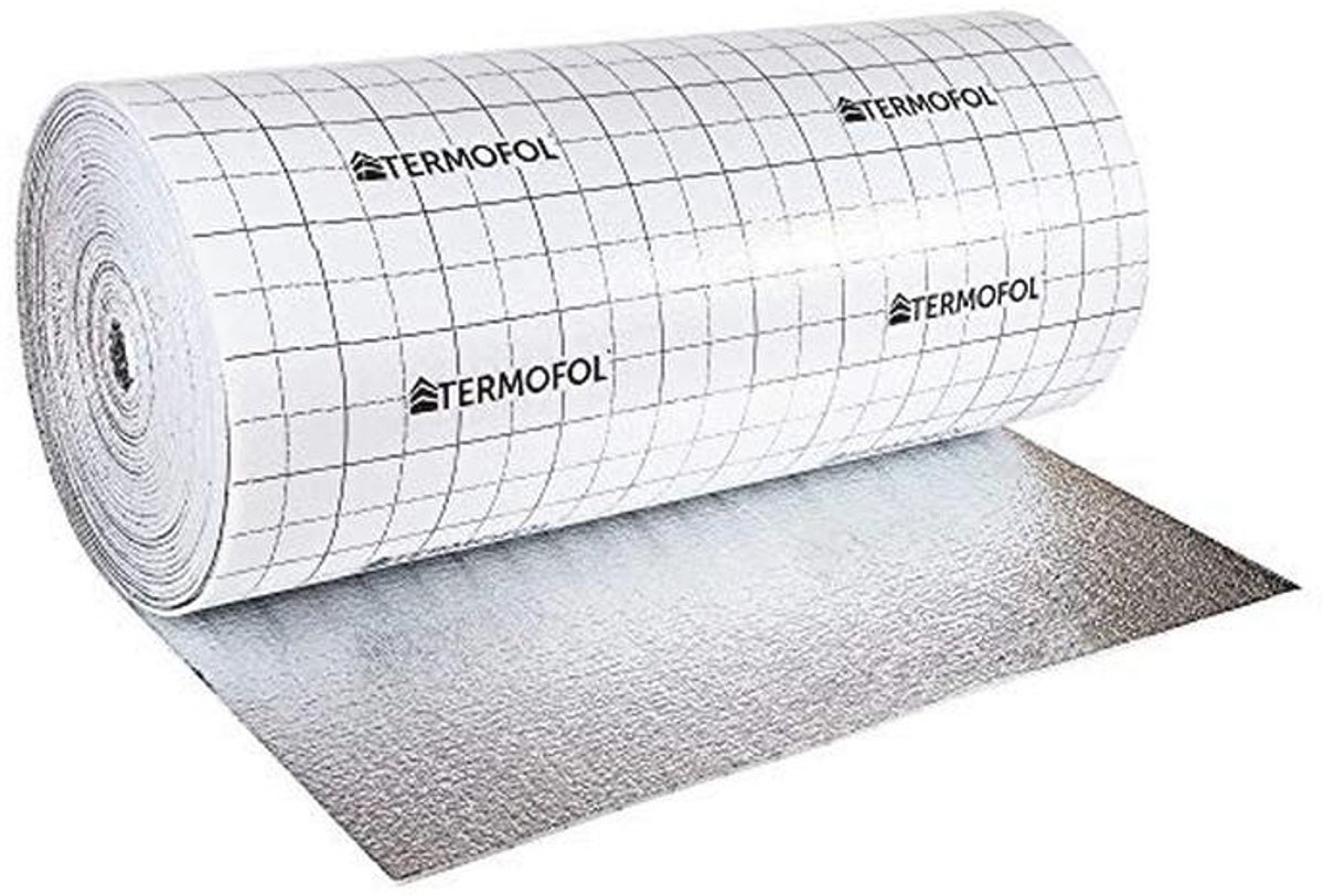 Reflecterende schuimisolatie voor thermische en geluidsabsorptie - 3 mm of 5 mm dik, 100 cm breed