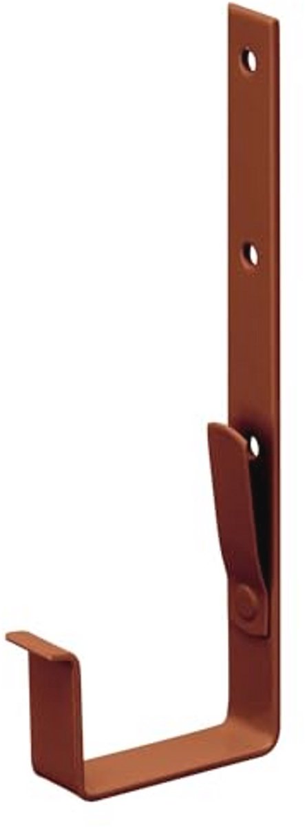 Doosvormige goothouder 83mm, 20 stuks - Bruin