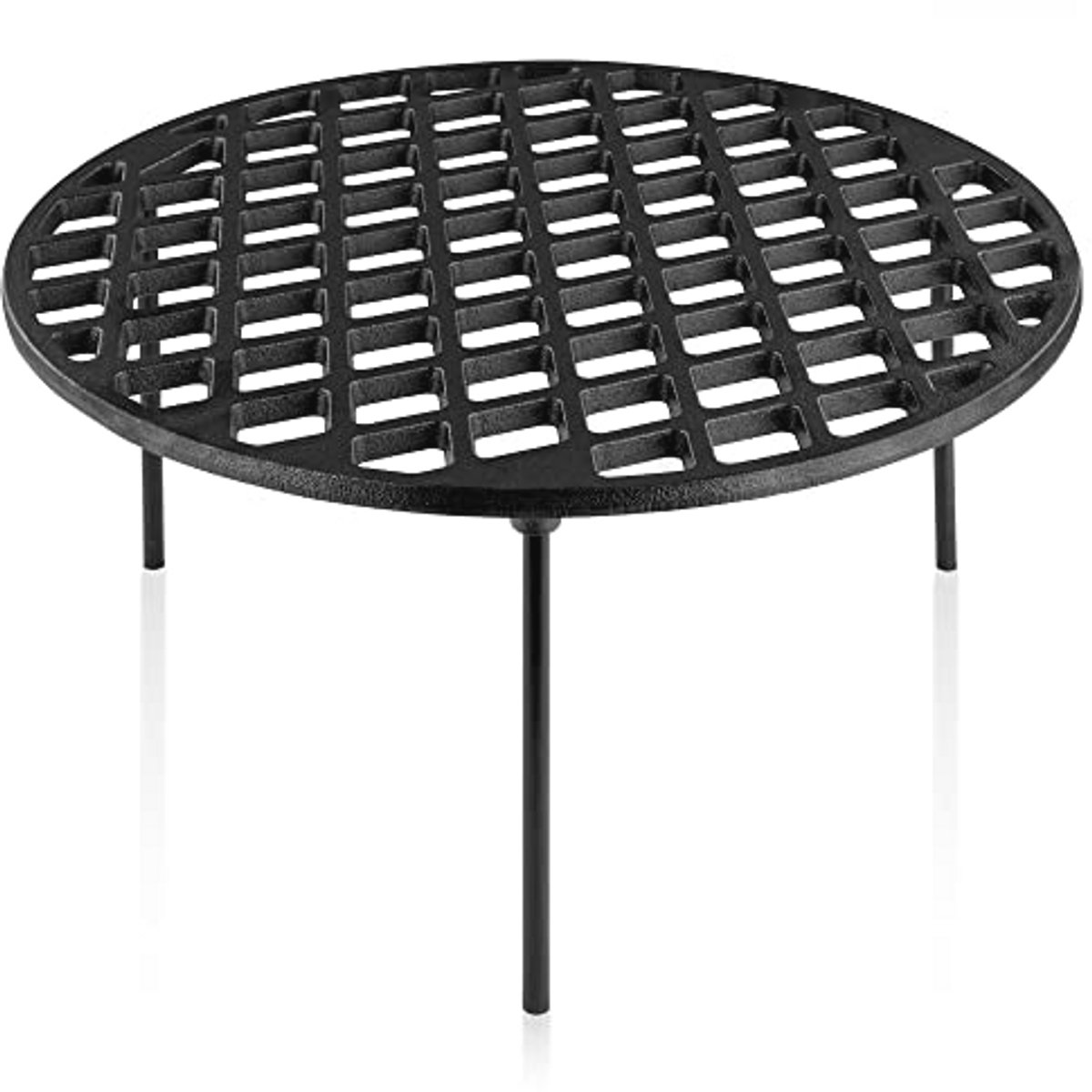Gietijzeren Grillrooster 40 cm - Multifunctioneel Rooster voor Grillen en Dutch Oven
