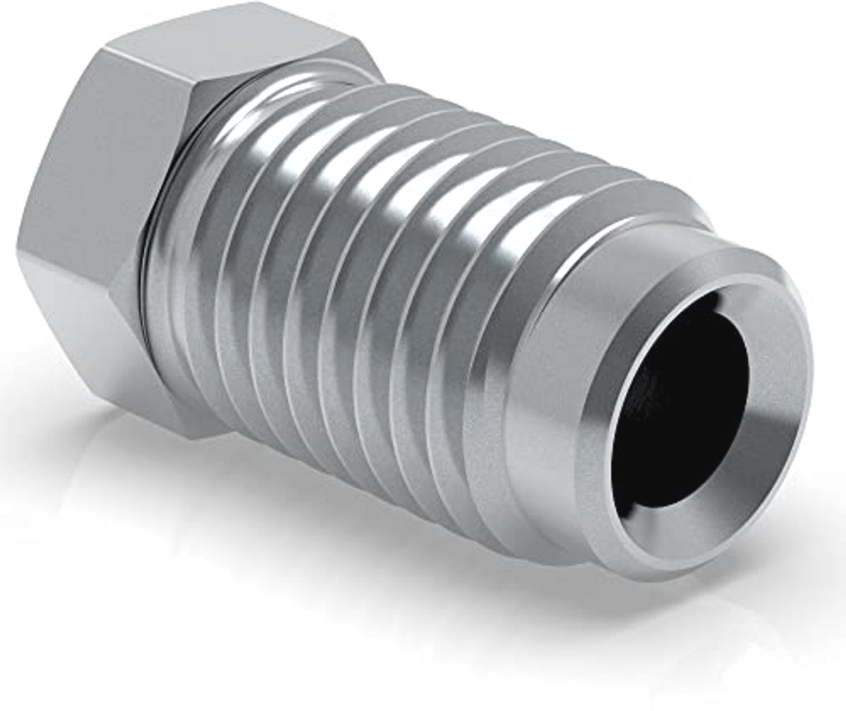 50 stuks M10 x 1,25 schroefverbindingen voor remleidingen - professionele DIN/ISO connector voor flens 4,75 mm