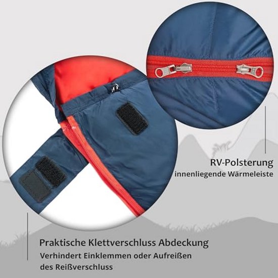 Lichtgewicht Waterdichte Slaapzak voor Alle Seizoenen - Perfect voor Kamperen en Outdoor Activiteiten van Merkloos — afbeelding 3