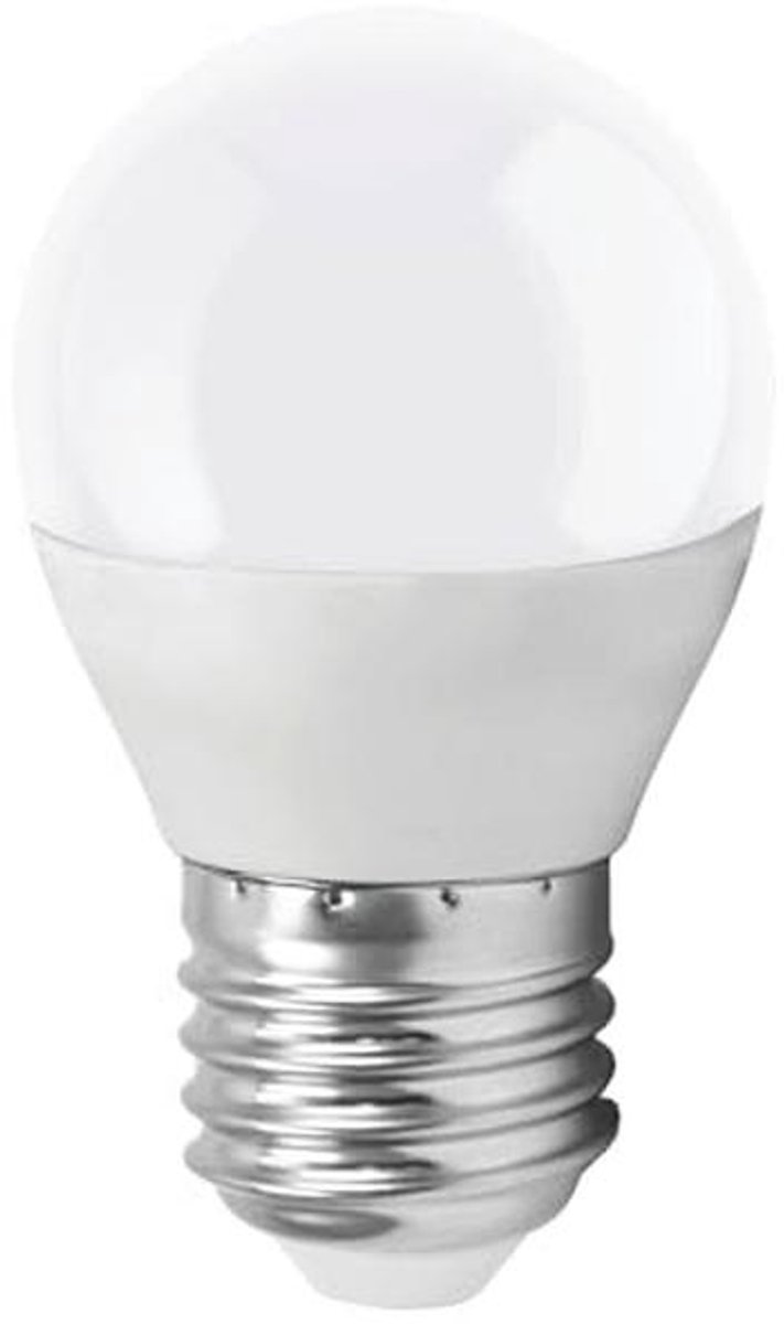 LED lamp E27, 5 Watt, 470 Lumen, warm wit licht, 3000 Kelvin, G45, Ø 4,7 cm