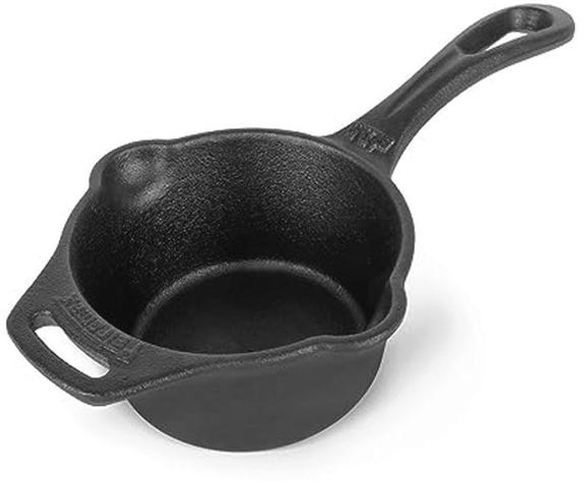 Gietijzeren Sauspan voor Traditioneel Koken en Braden