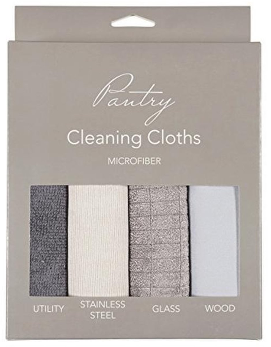 Multifunctionele Microfiber Schoonmaakdoekjes - 4-pack Reinigingsdoeken 15 x 18 inch