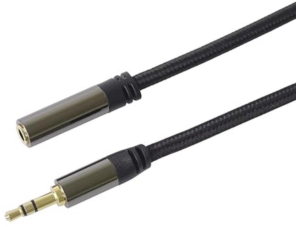 3,5 mm Verlengkabel - Stereo Jack naar Jack - 1,5 m