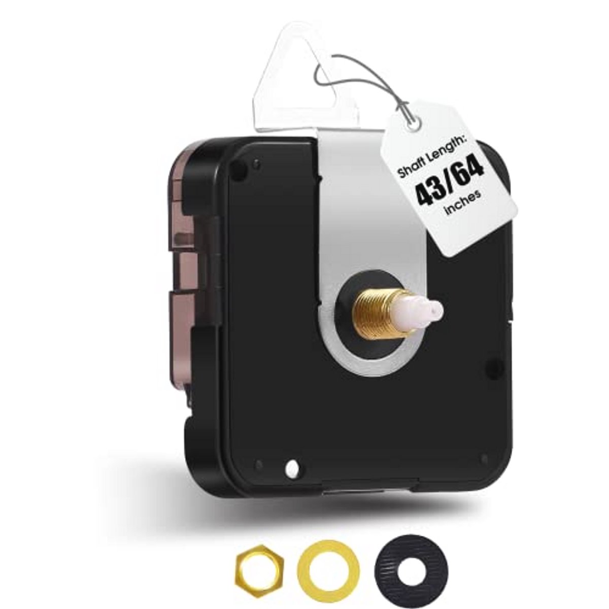 Stilte Quartz Wandklok Mechanisme voor DIY Klokken - Vervangingsmotor met Staaflengte van 1,6 tot 150,9 cm