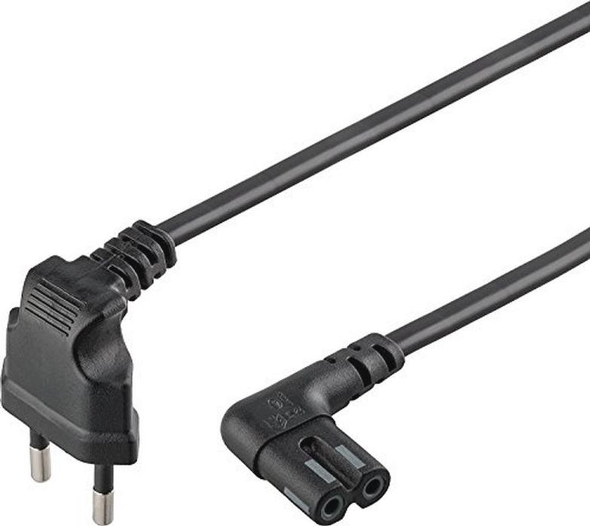 90° Hoekstekker Eurokabel C7 voor Sonos Luidsprekers - 2m