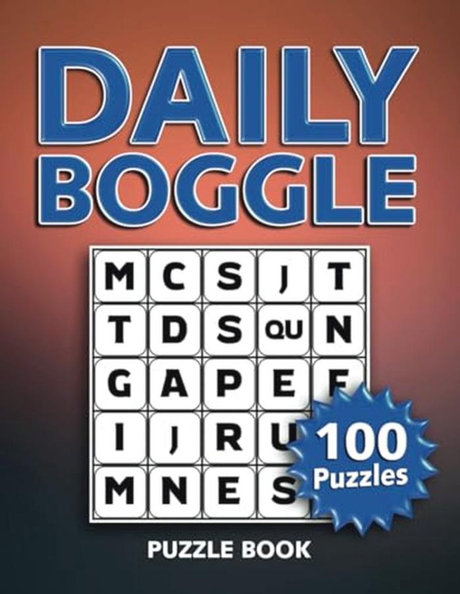 Puzzelboek met dagelijks Boggle: 100 uitdagende puzzels voor woordliefhebbers