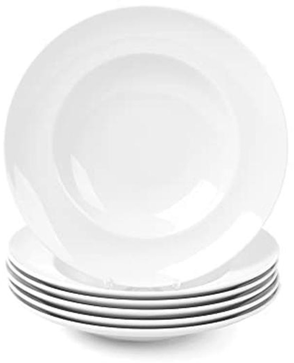Voordeelverpakking 6 pastaborden 30 cm voor perfect pasta genot