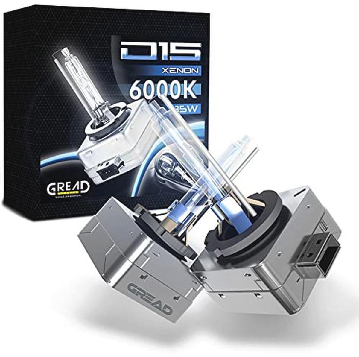 Xenonbrander D1S, 2 stuks, 6000 K, 35 W, voor xenon-koplampen