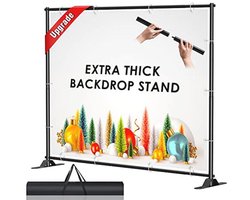 Dikke Achtergrond Bannerstand voor Feesten en Fotografie - Verstelbare Stand voor Beurzen en Promoties