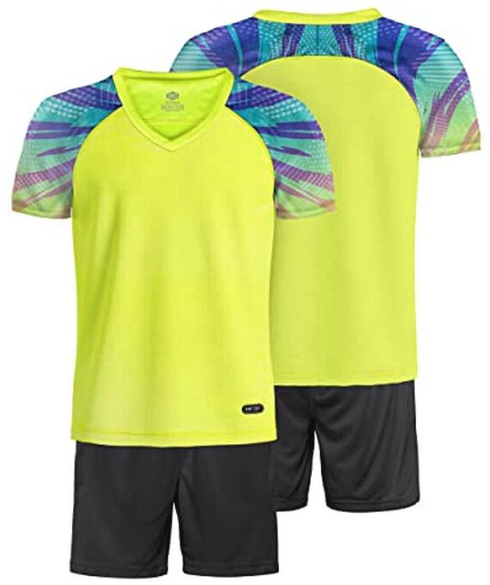 Voetbal Trainingspak voor Kinderen - Ademende Jersey en Shorts Set voor Sport en Fitness