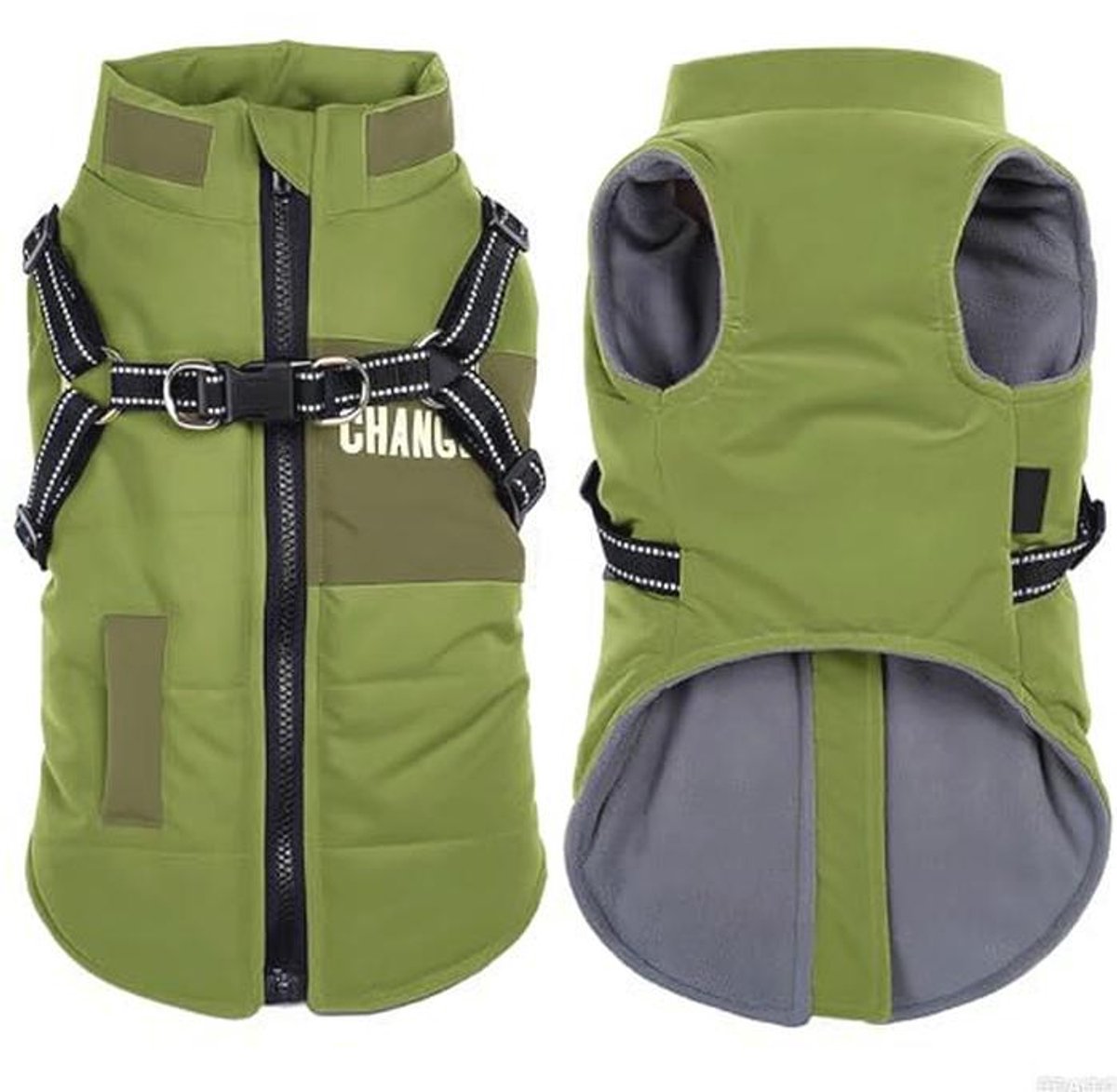 Warme winterjassen voor honden, reflecterende en waterdichte vesten voor puppy's - Geschikt voor kleine en middelgrote honden