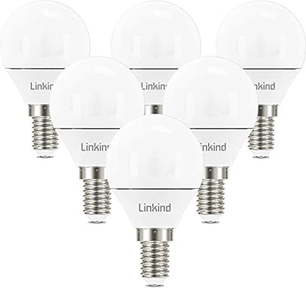 E14 LED Golf P45/G45 Lamp 4,9 W - Vervangt 40W - 500 lm - Daglichtwit - 6 Stuks