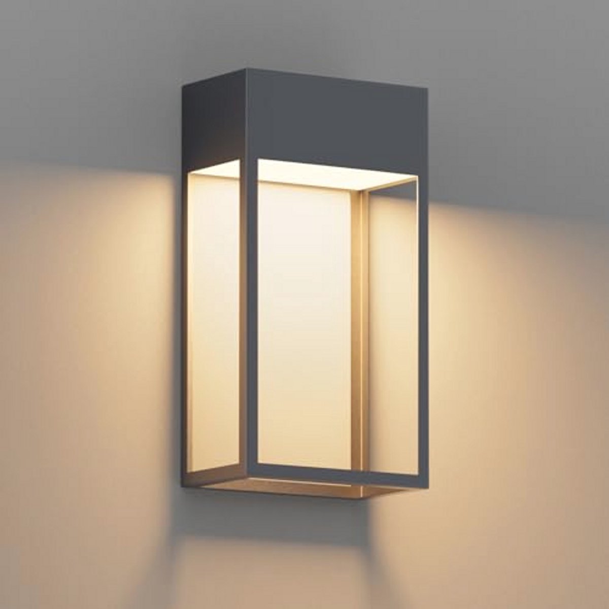 LED Buitenwandlamp 24 W Warm Wit - Moderne IP65 Tuinlamp met Aluminium Behuizing en 1545 L