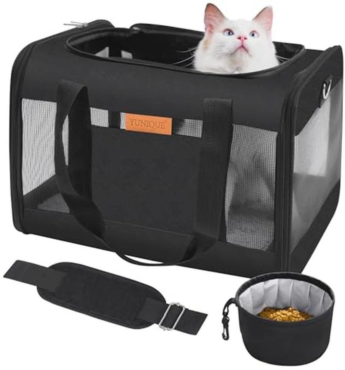 Zachte Dieren Carrier voor Katten en Honden - Reis Tas voor Huisdieren - Ideaal voor Puppy en Kat