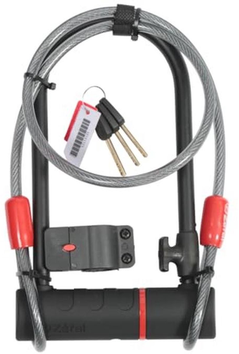 Robuust U-slot met Kabel voor Fietsen - Ideaal voor Diefstalbeveiliging