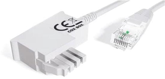 Vdsl Rj45 10m VDSL ADSL Kabel - TAE naar RJ45 Verbinding voor DSL-Aansluiting | bol
