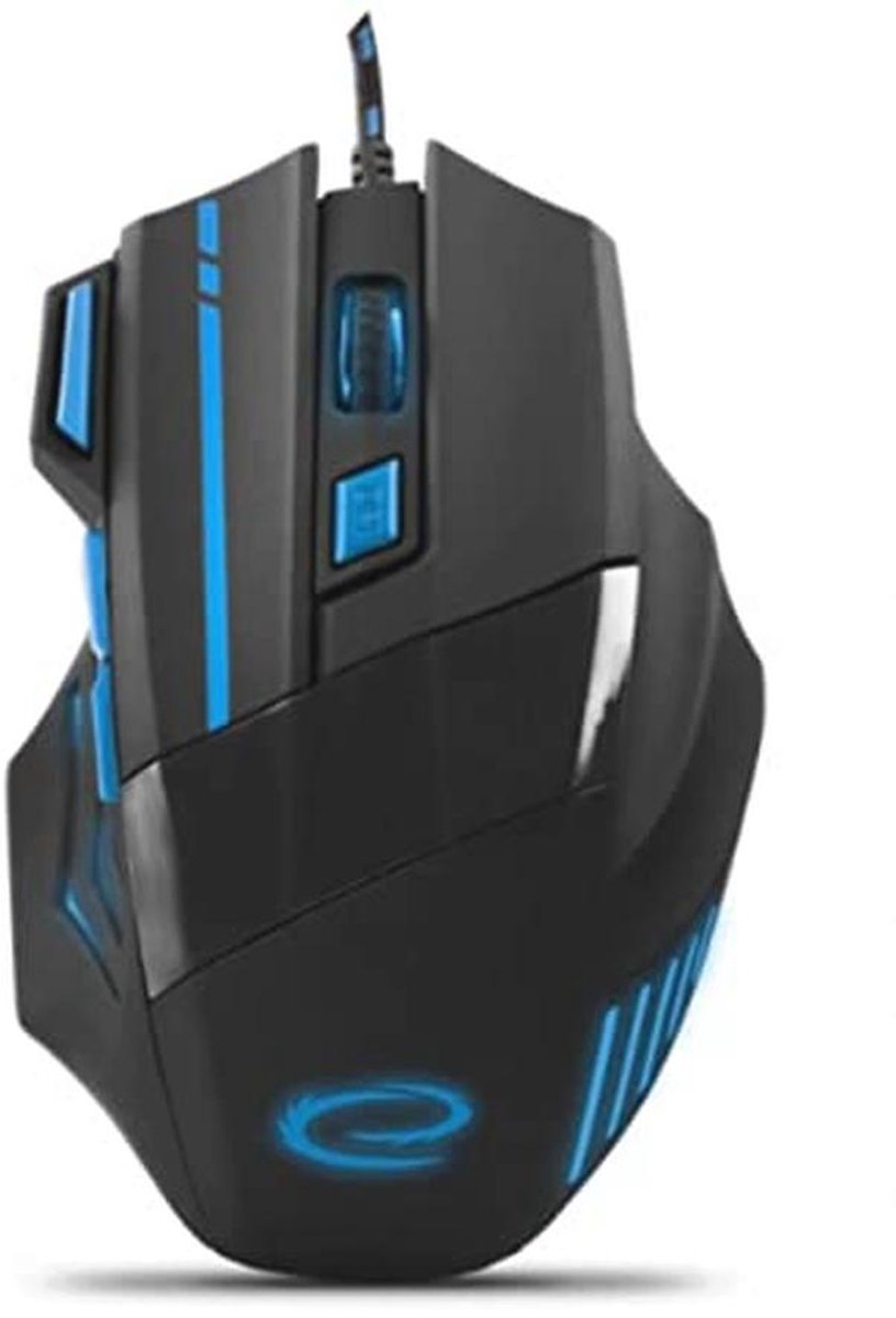 7D Gaming Muis - Bedraad Optisch USB - Blauw