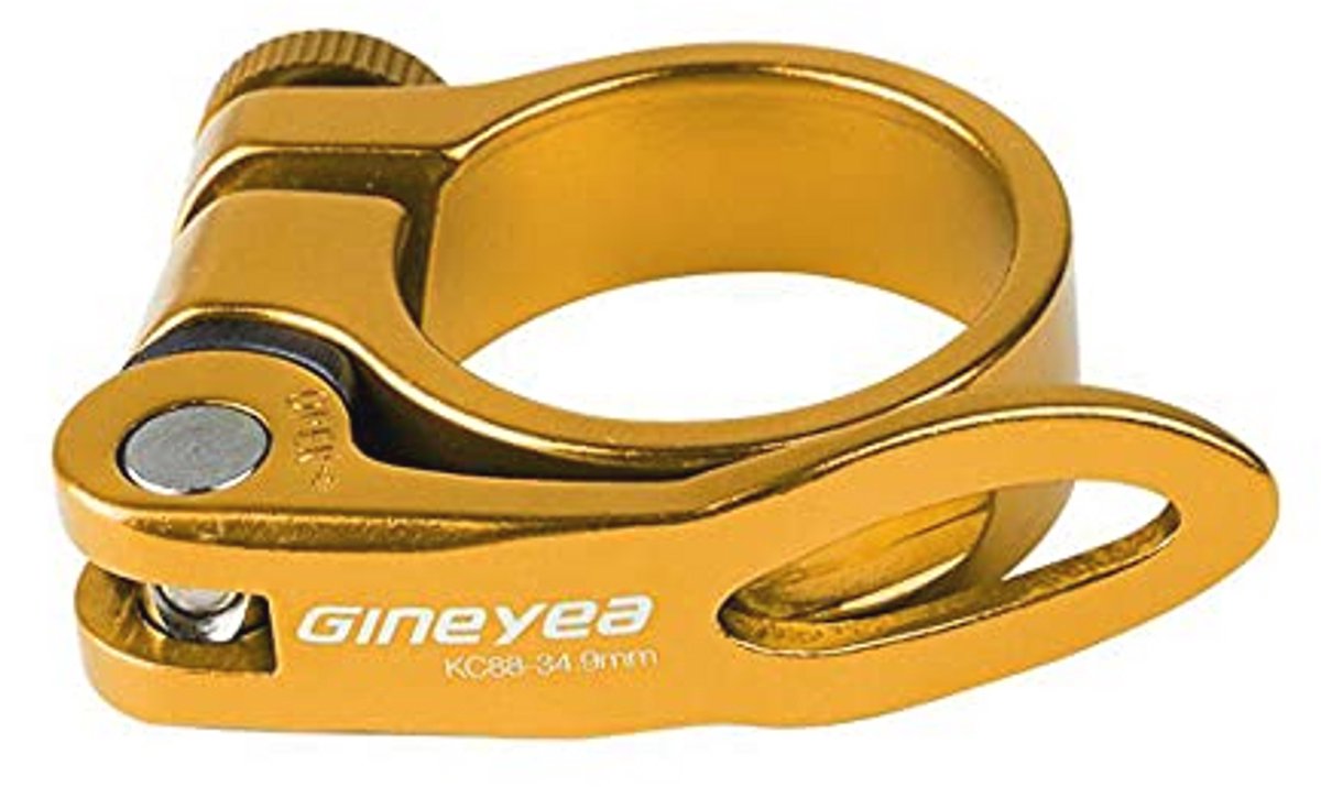 Fiets Zadelklem met Snelspanner - Zadelpen Klemring 31,8 mm / 34,9 mm voor MTB en Racefiets