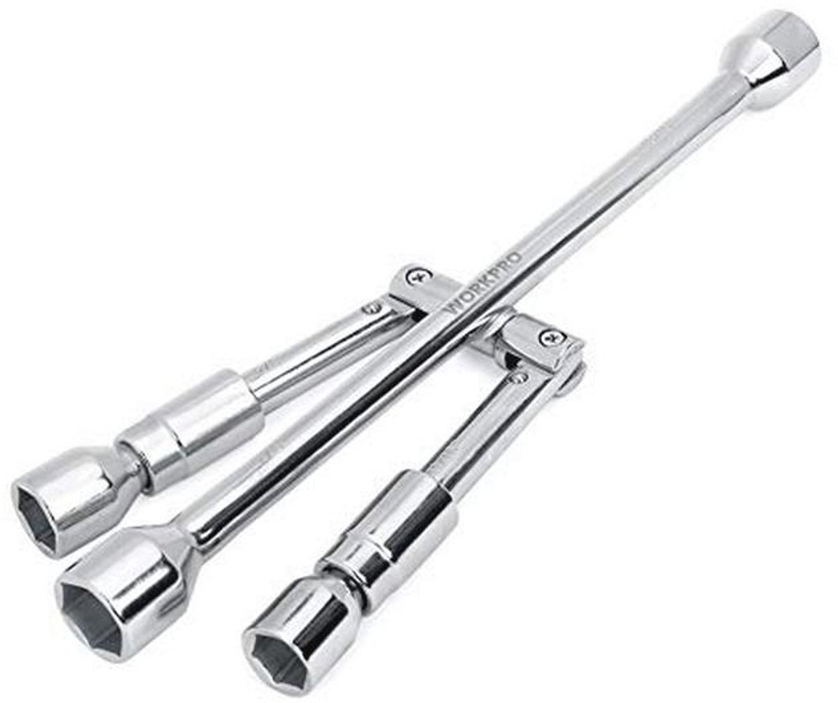 Universele Vouwmoersleutel 17/19/21/23 mm - Opvouwbare Kruissleutel voor Auto