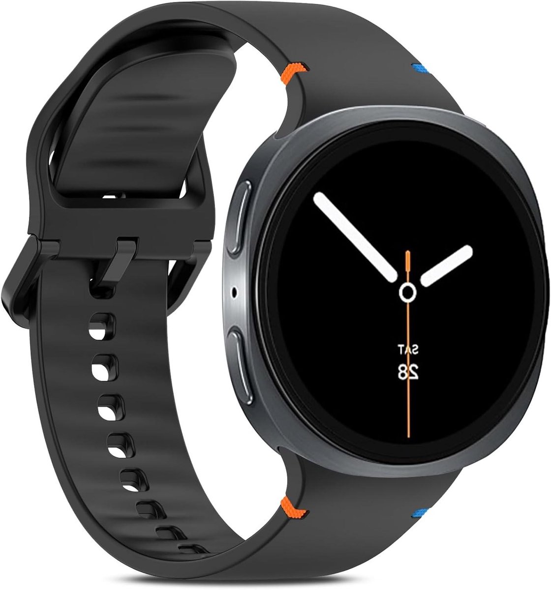 Cosensi - Siliconen armband voor Samsung Galaxy Watch 8 (40 mm/44 mm) en Watch 8 Classic (46 mm) - Kleurrijk en compatibel - Heren en dames.