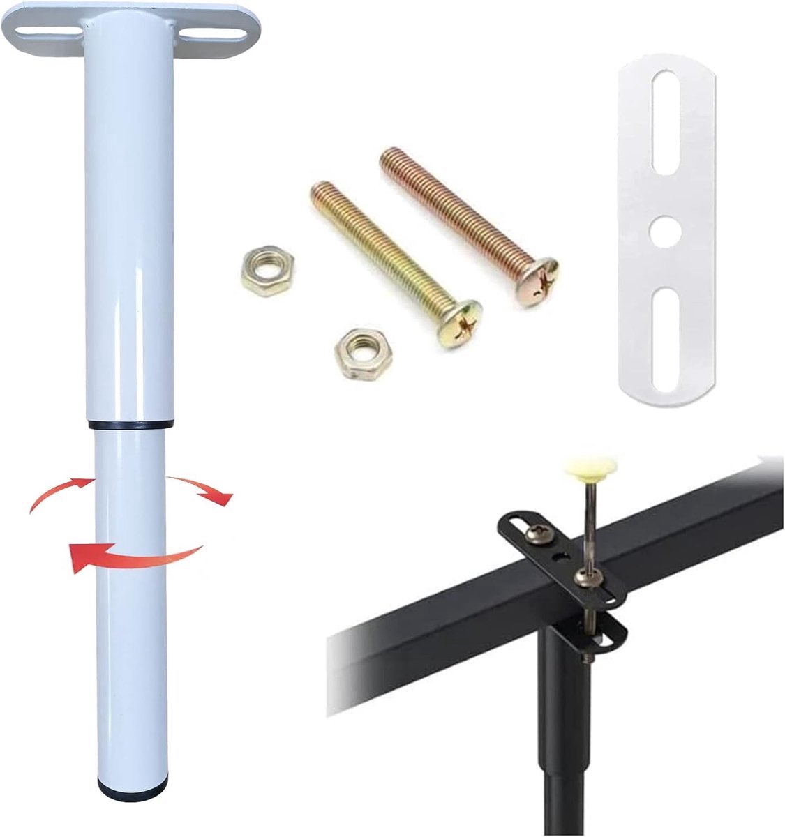 Stunq® Flexibele en Uitneembare Voetpanelen voor Meubels - Diverse Lengtes (18-33 cm)