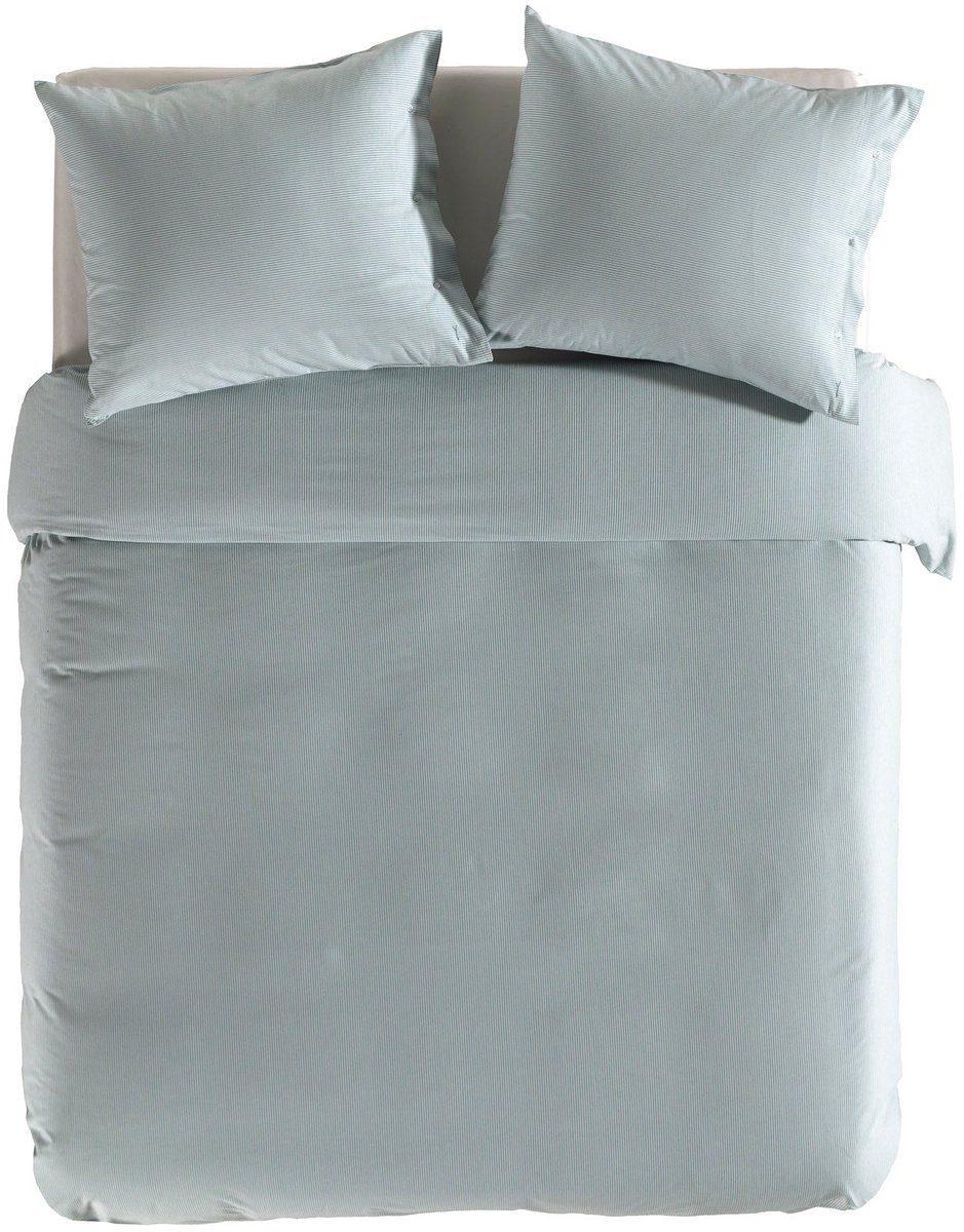 YELLOW Oxford Dekbedovertrek - Lits-Jumeaux - 240x200/220 cm - Jade Green