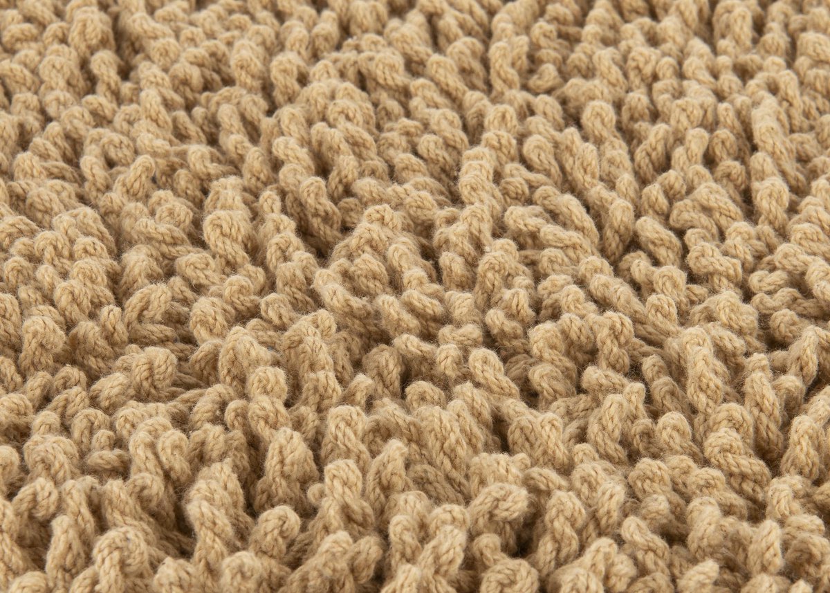 Heckettlane Badmat Fergana - Badkamermat - Bidetmat - Antislip tapijt - 70x120 cm - Beige