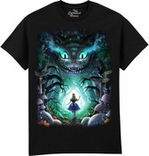 Alice in Wonderland Into Wonderland The Coloured House T-shirt 5XL