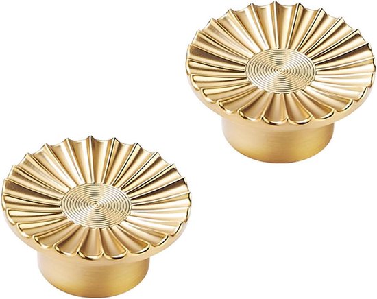 10 stuks ladeknoppen set gouden kastknoppen zinklegering kast deurknoppen met schroeven bloemvorm decoratieve lade trekhandvat voor kasten lade dressoir deur (gouden